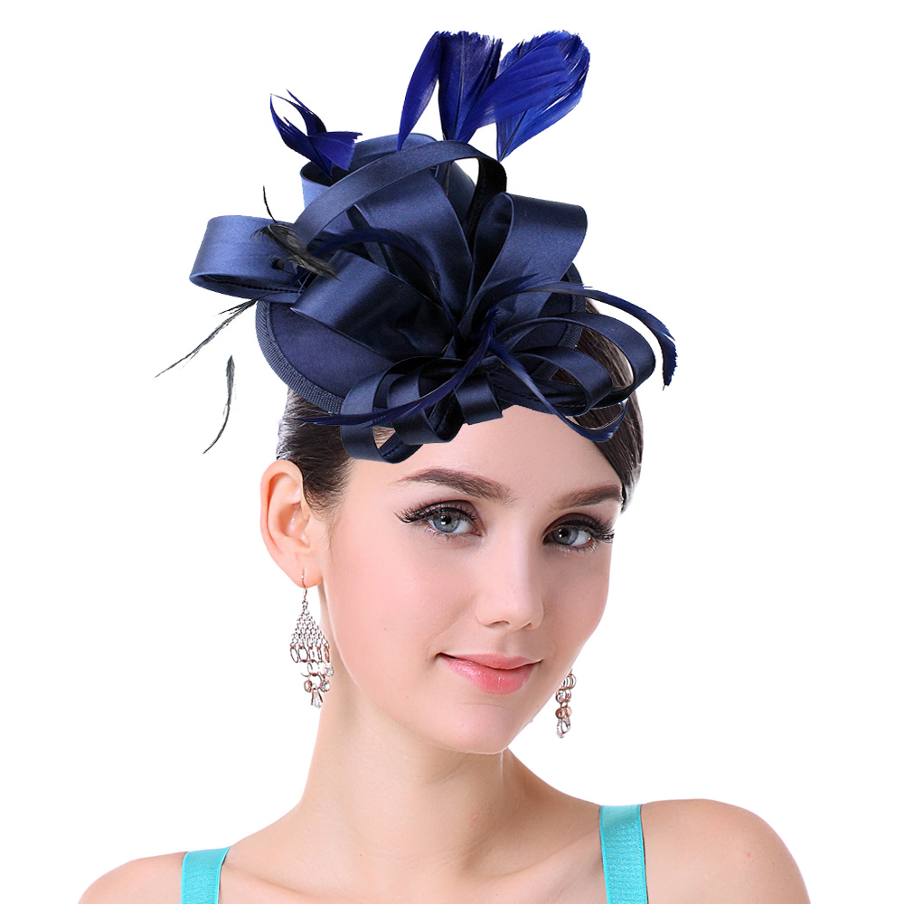 Women'S Fashion Kentucky Derby - Women Fascinator Hat with Clip Phillbox