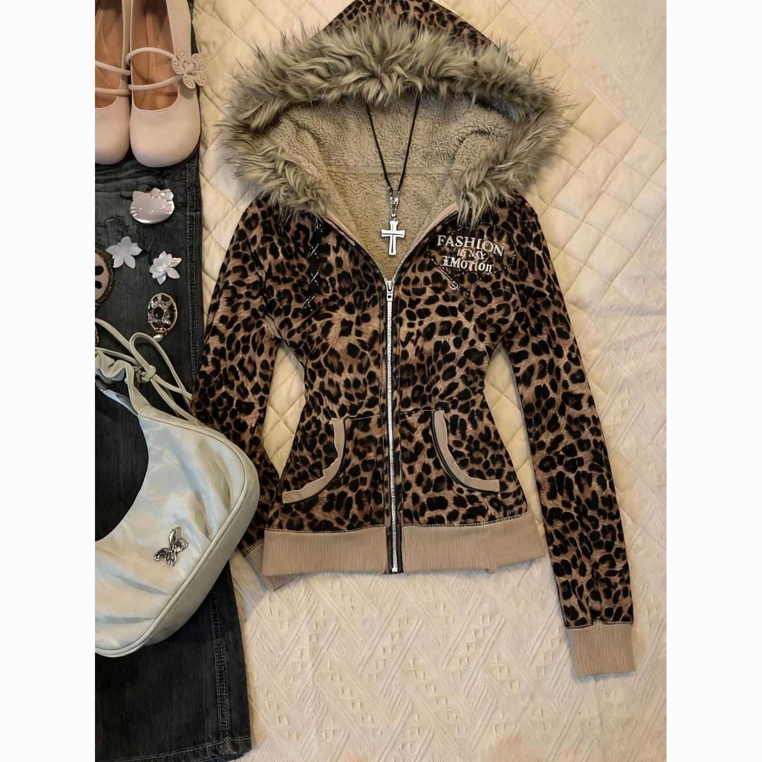 Women'S Fashion Hoodie - New Model Retro American Hoodie Women's