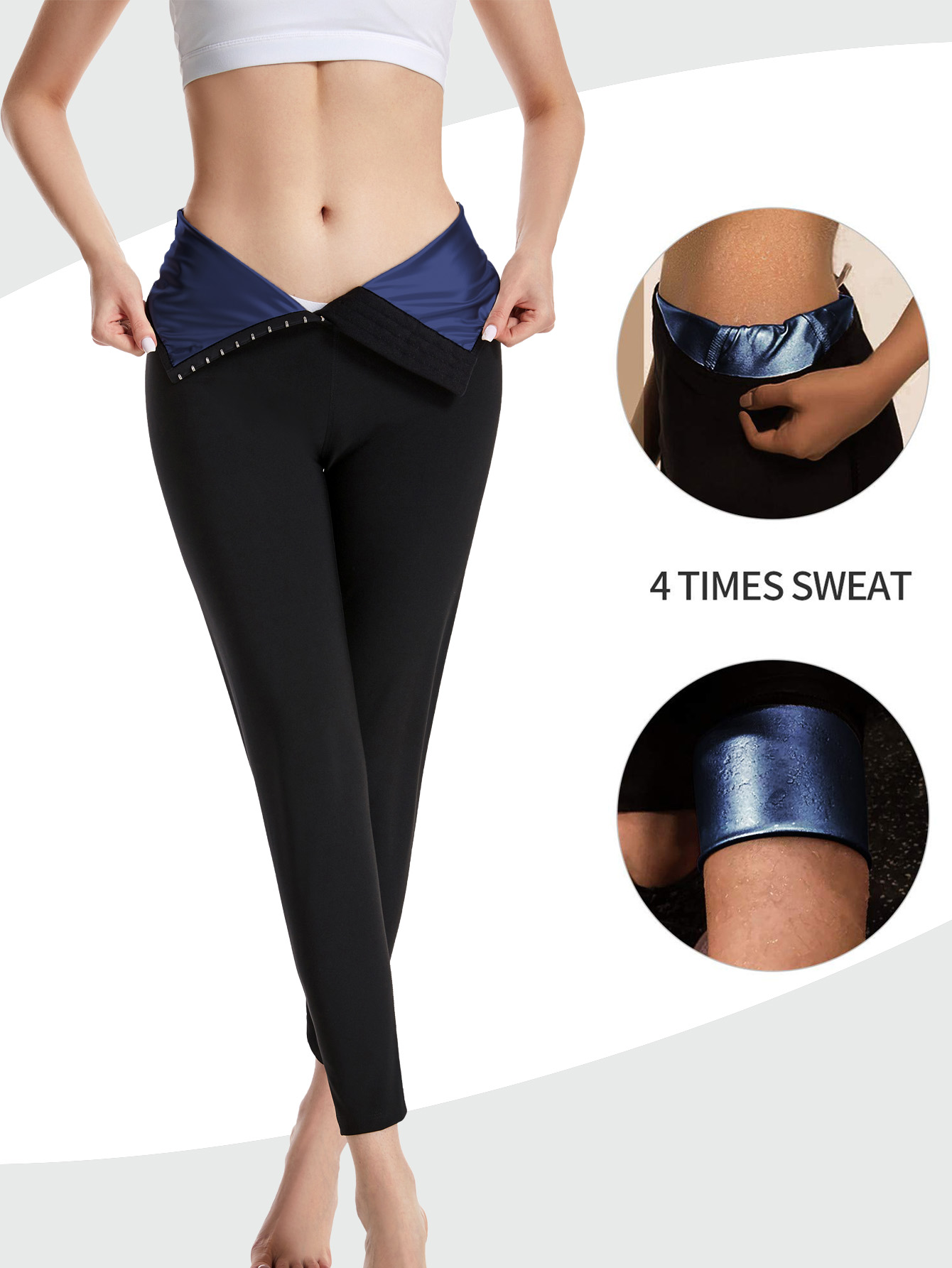 Women'S Fashion Leggings - Women Sauna Sweat Pants High Waist