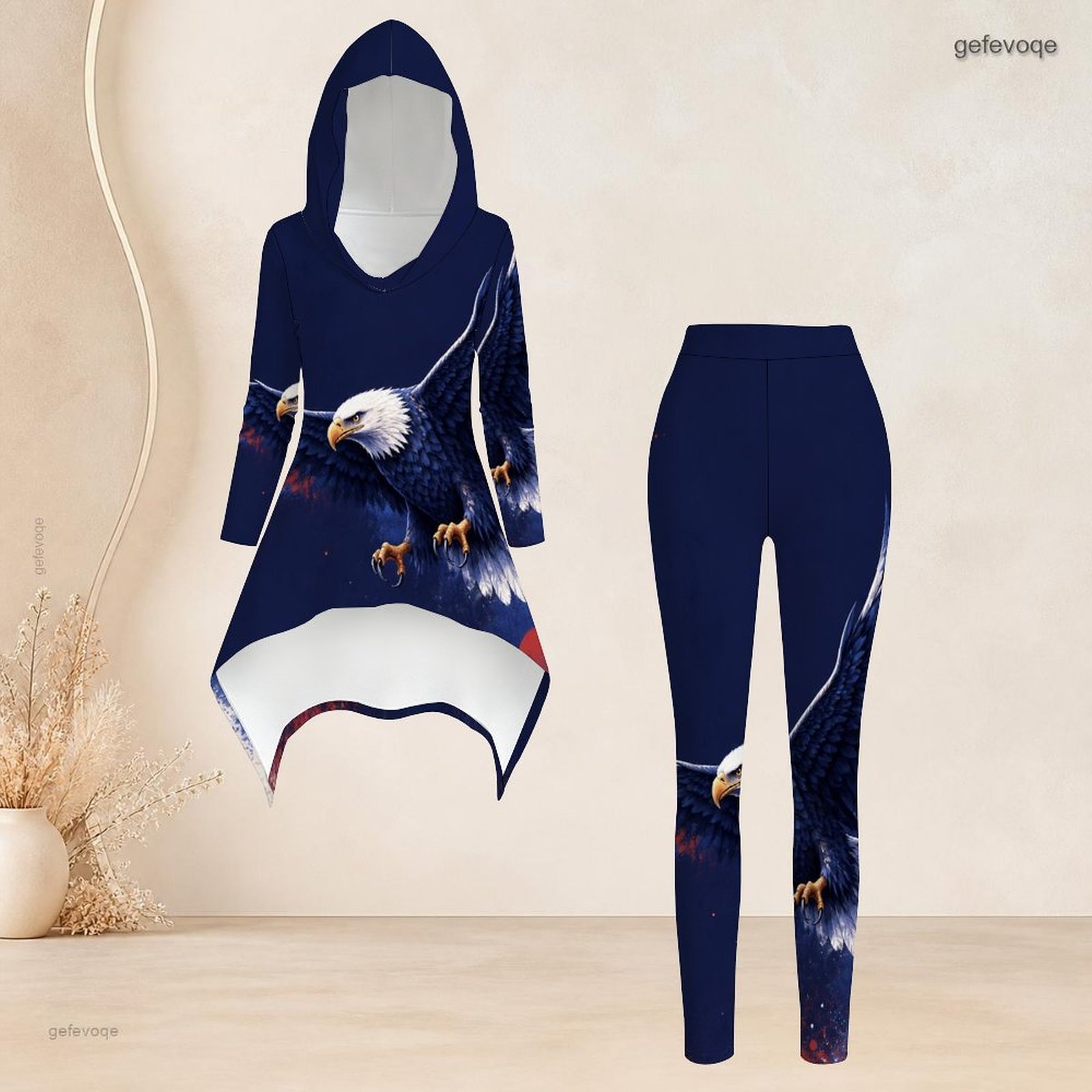 Asymmetric Top Women - Fashion Women Casual 2 Piece Set