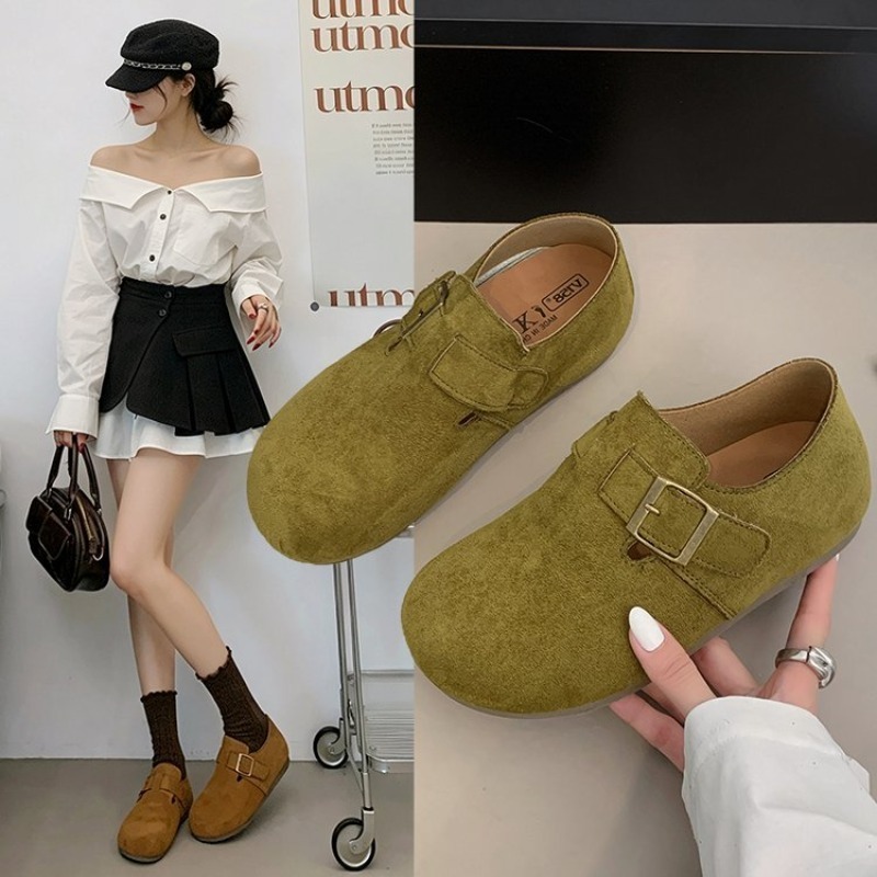Women'S Fashion Walking Shoes - Women Suede Closed Back Birken Shoes