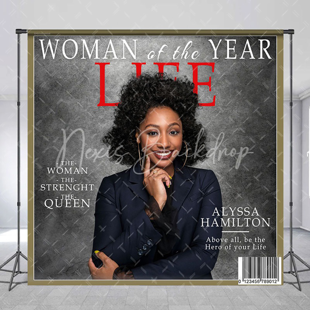 Women'S Fashion Magazine - Custom Grey Magazine Cover Women Birthday