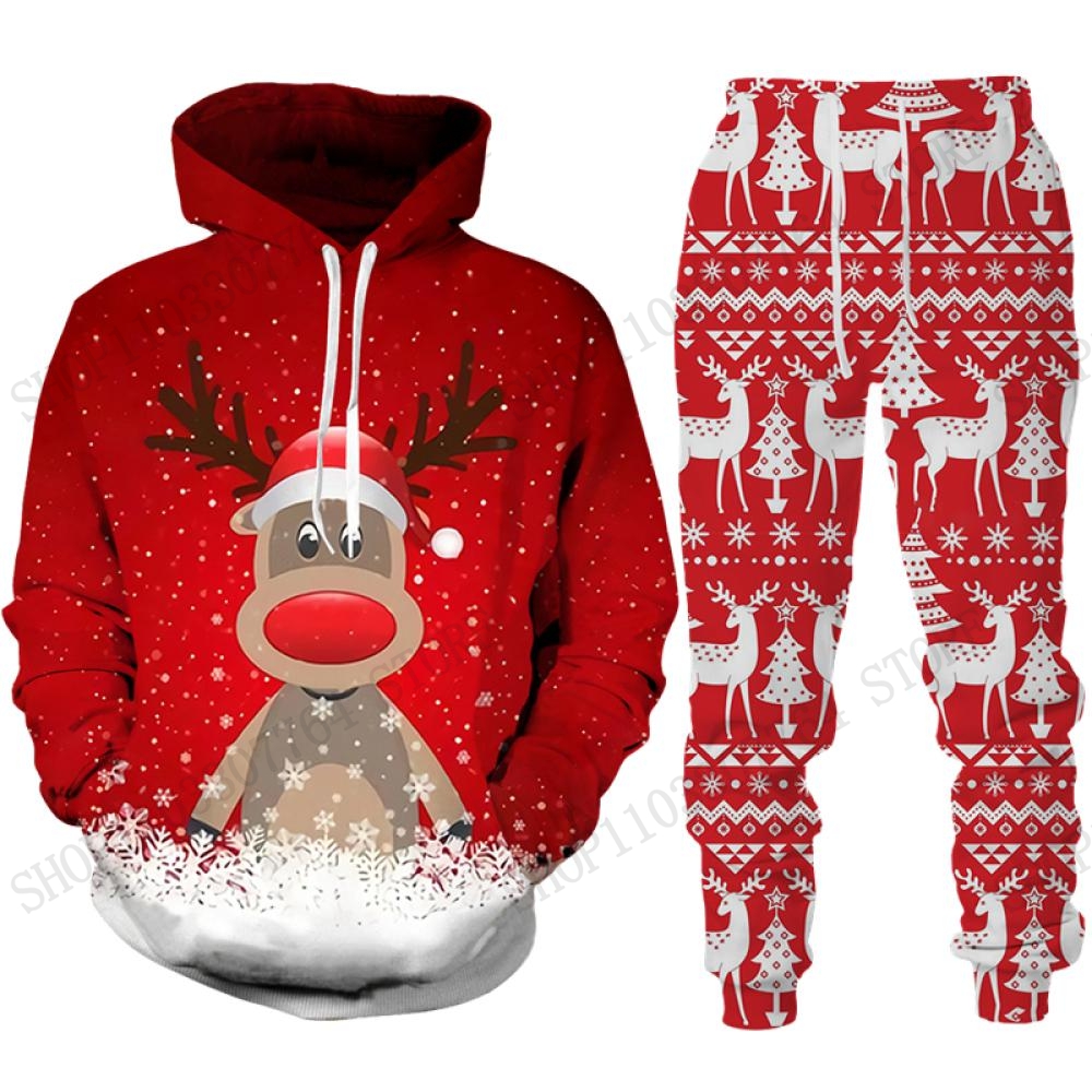 Cute Reindeer Elk Hoodie Pant  - Women'S Fashion Hoodie review and price