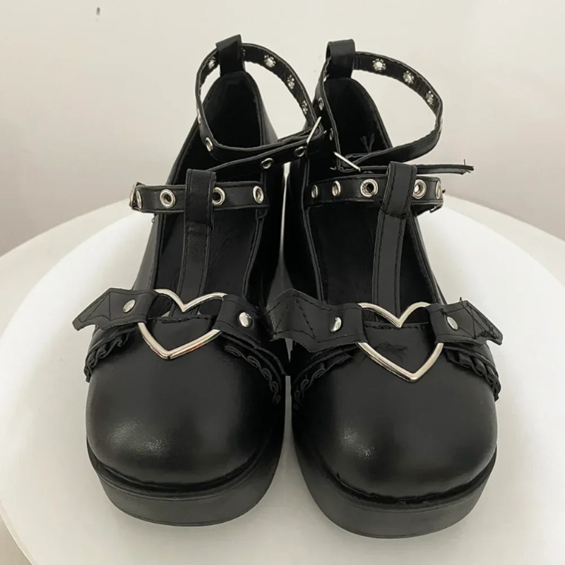 New Sweet Heart Buckle Wedges  - Women'S Fashion Walking Shoes review and price