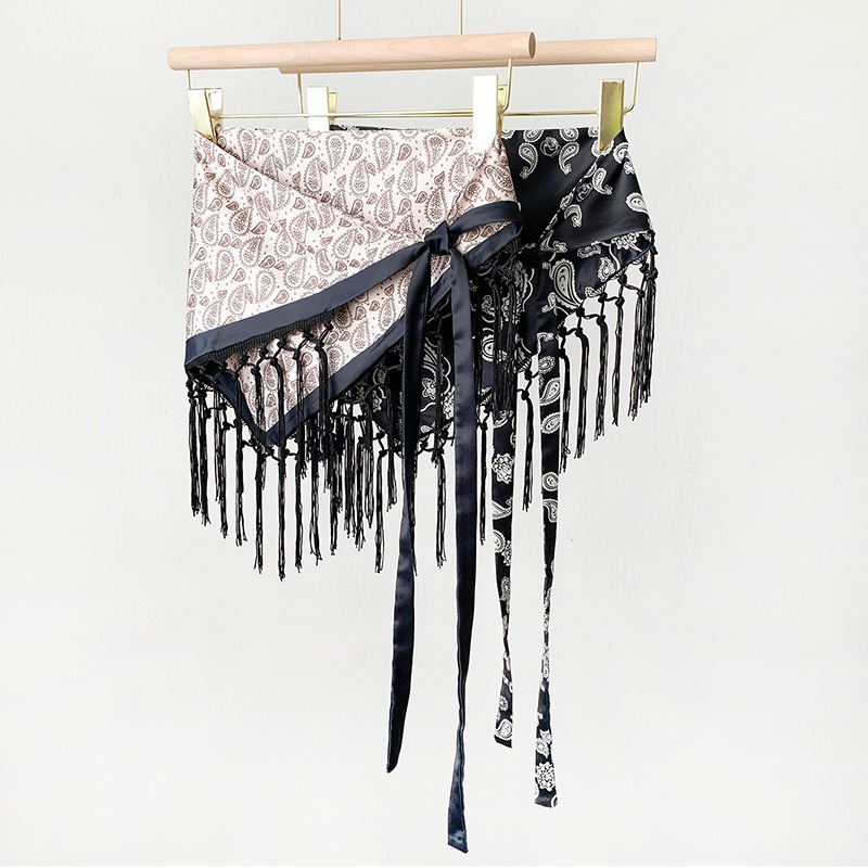 Tassel Tie Waist Seal Printed  - Women'S Fashion Layering review and price