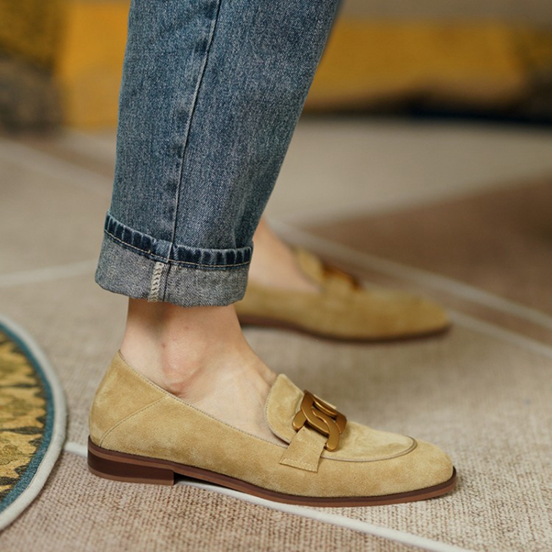 Suede Leather Women Loafers Sp - Women'S Fashion Walking Shoes review and price