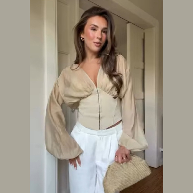 Fashion Women Corset Top Deep  - Women Fashion Outfits review and price