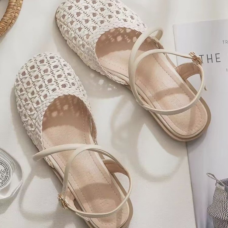 French-style Closed-toe Sandal - Women Fashion Outfits review and price