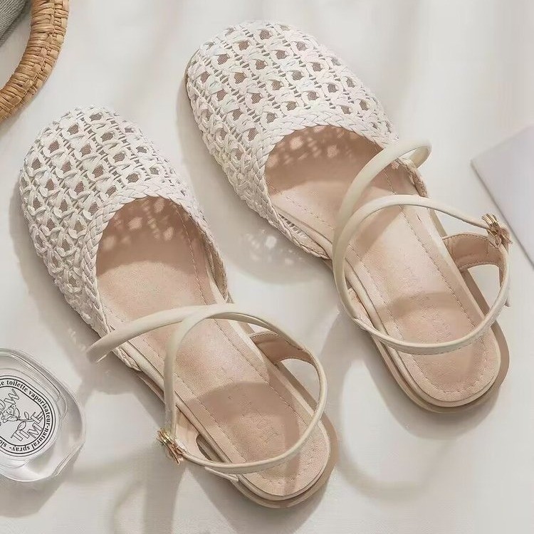 French-style Closed-toe Sandal - Women Fashion Outfits review and price