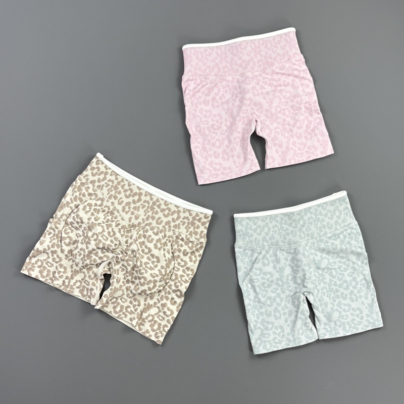 HISTELLO Gym Shorts Leopard Pr - Women'S Fashion Leggings review and price