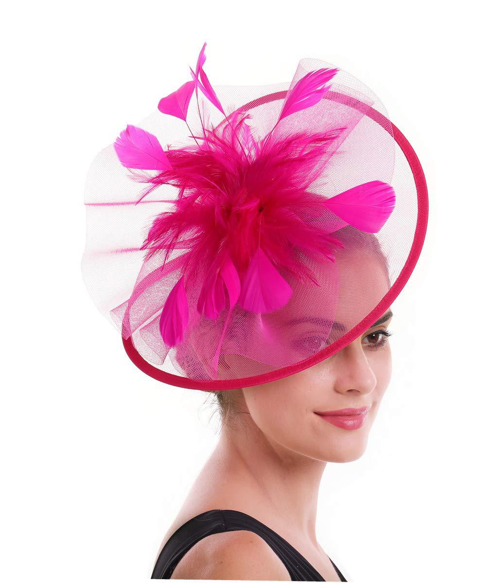 Women Feather Fascinator Hat M - Women'S Fashion Kentucky Derby review and price