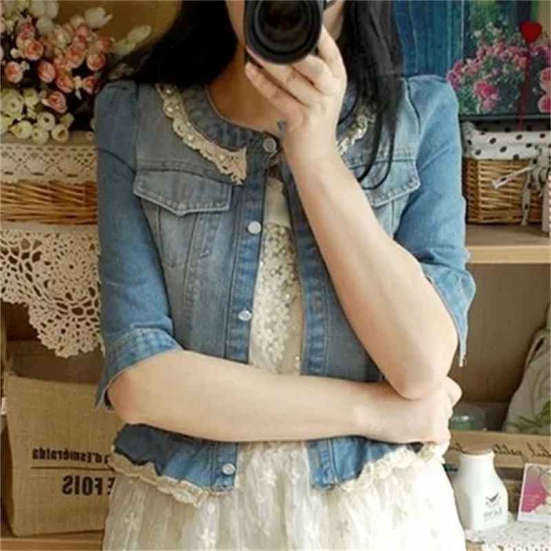Denim Jacket Women Half Sleeve - Women'S Fashion Denim Jacket review and price