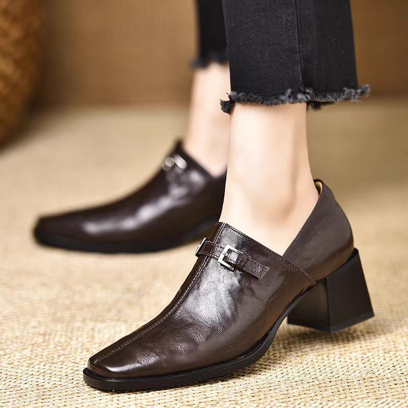 Women High Heels Square Toe Le - Women'S Fashion Trends Autumn 2025 review and price