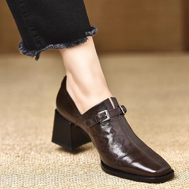 Women High Heels Square Toe Le - Women'S Fashion Trends Autumn 2025 review and price