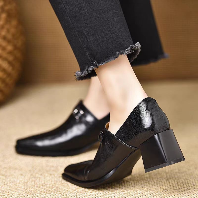 Women High Heels Square Toe Le - Women'S Fashion Trends Autumn 2025 review and price