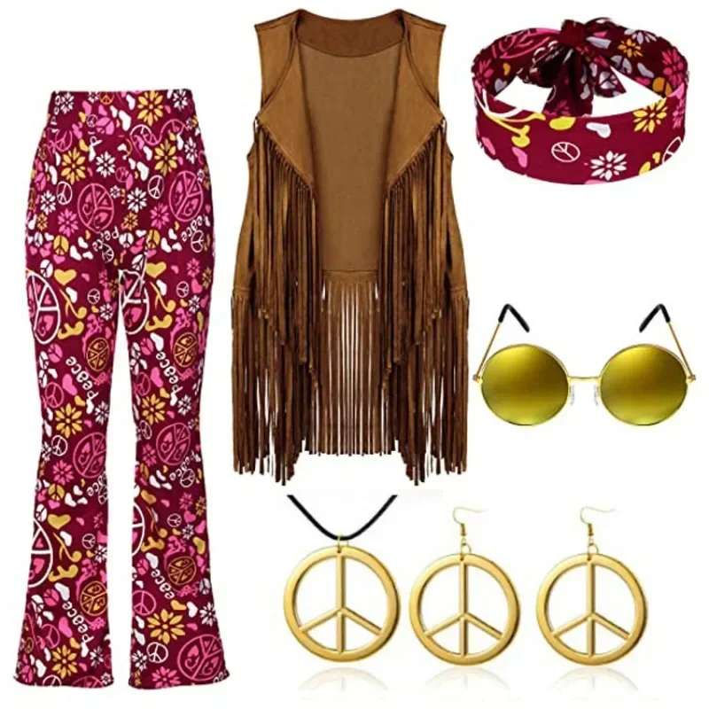 Hippie Disco 60s 70s Adults Pu - Women'S Fashion From The 70S review and price