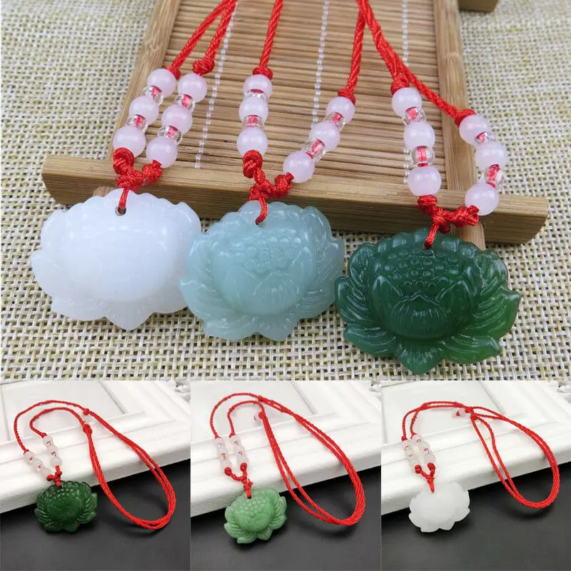 Natural Green Jade Lotus Penda - Trend Women Fashion review and price