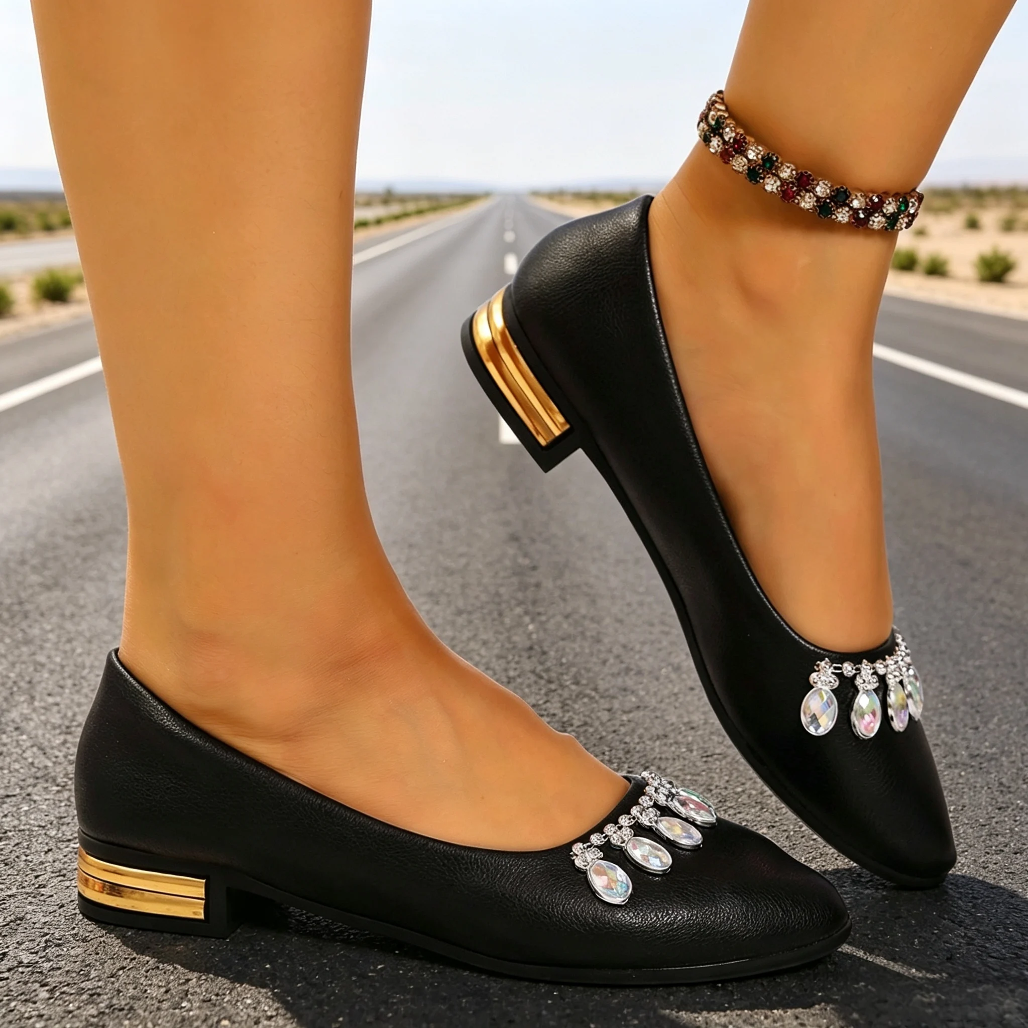 Women Flats Pointed Toe Ballet - Women'S Fashion Walking Shoes review and price