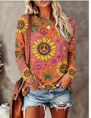 Women Long Sleeve T‑Shirt Hipp - Trend Women Fashion review and price