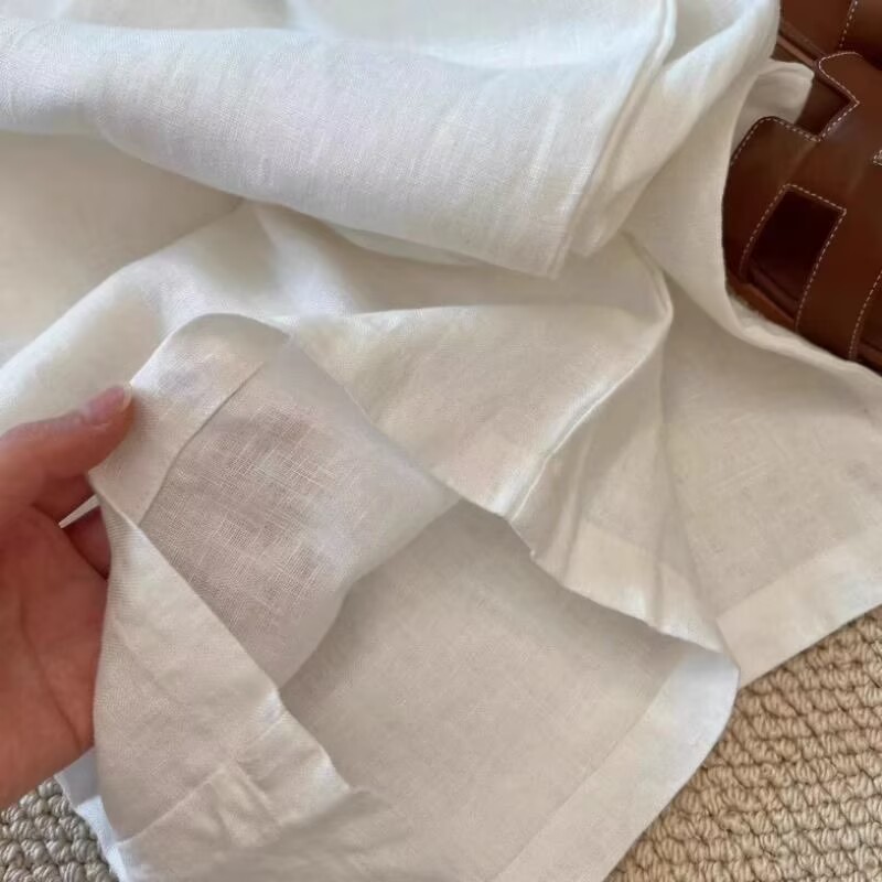 Korean White Cotton Linen Wide - Wide Leg Palazzo Pants review and price