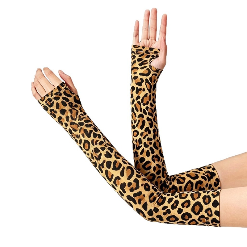 Fashion Leopard Long Fingerles - Women'S Fashion Gloves review and price