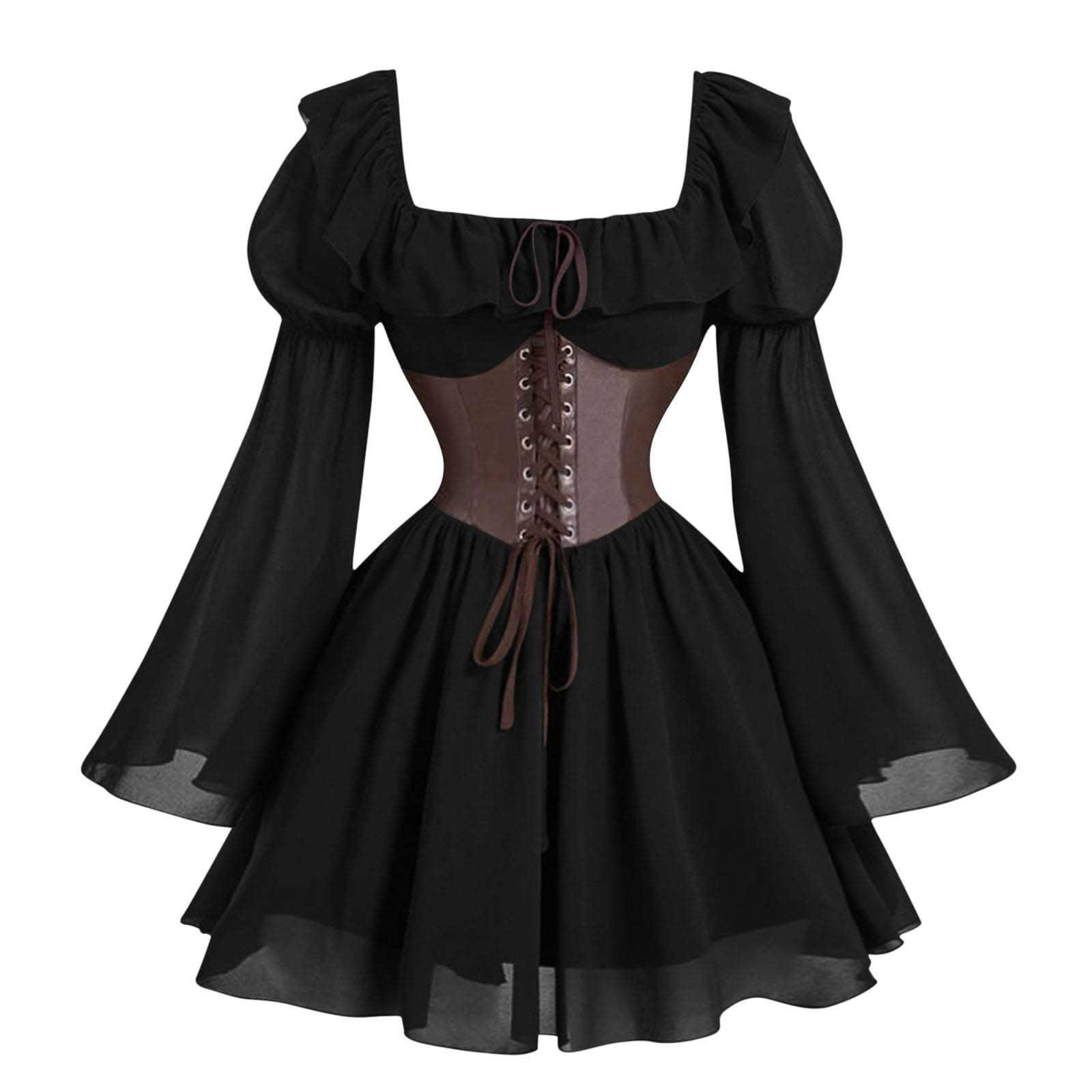 Renaissance Medieval Long Slee - Women'S Fashion Victorian review and price