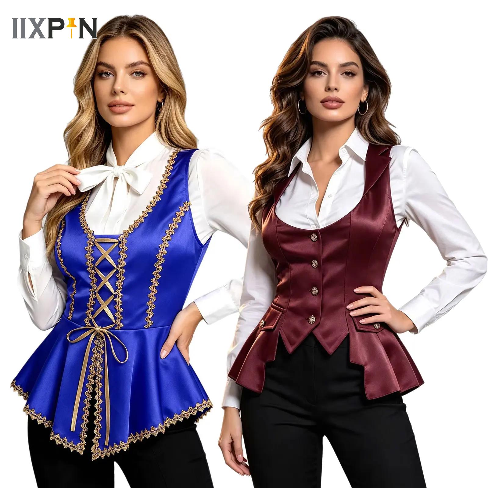 Women Victorian Satin Vests St - Women'S Fashion Victorian review and price