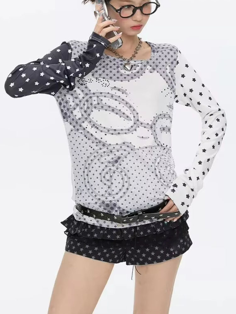Y2k Aesthetic Long Sleeve T-sh - Women'S Fashion Tops review and price