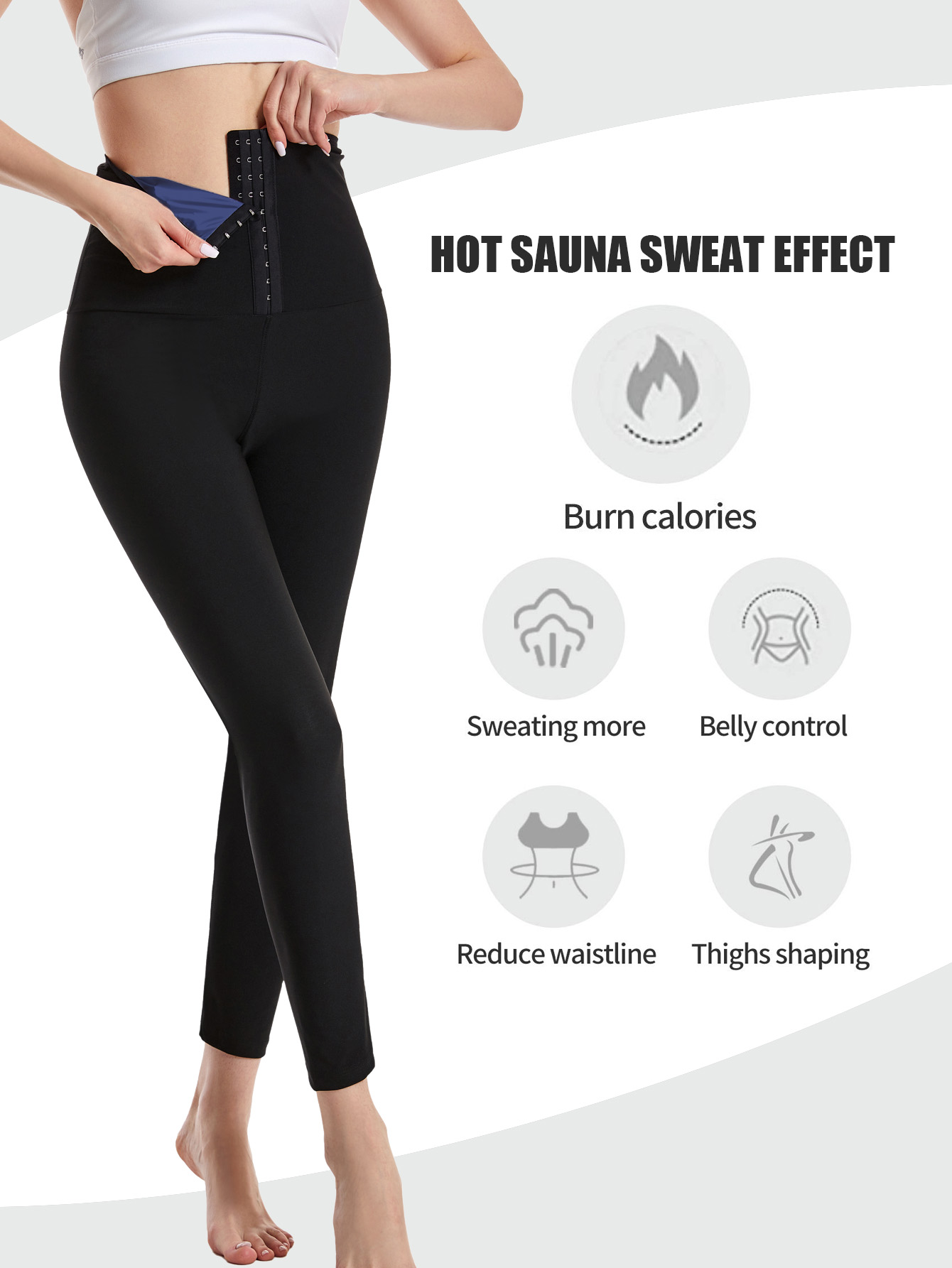 Women Sauna Sweat Pants High W - Women'S Fashion Leggings review and price