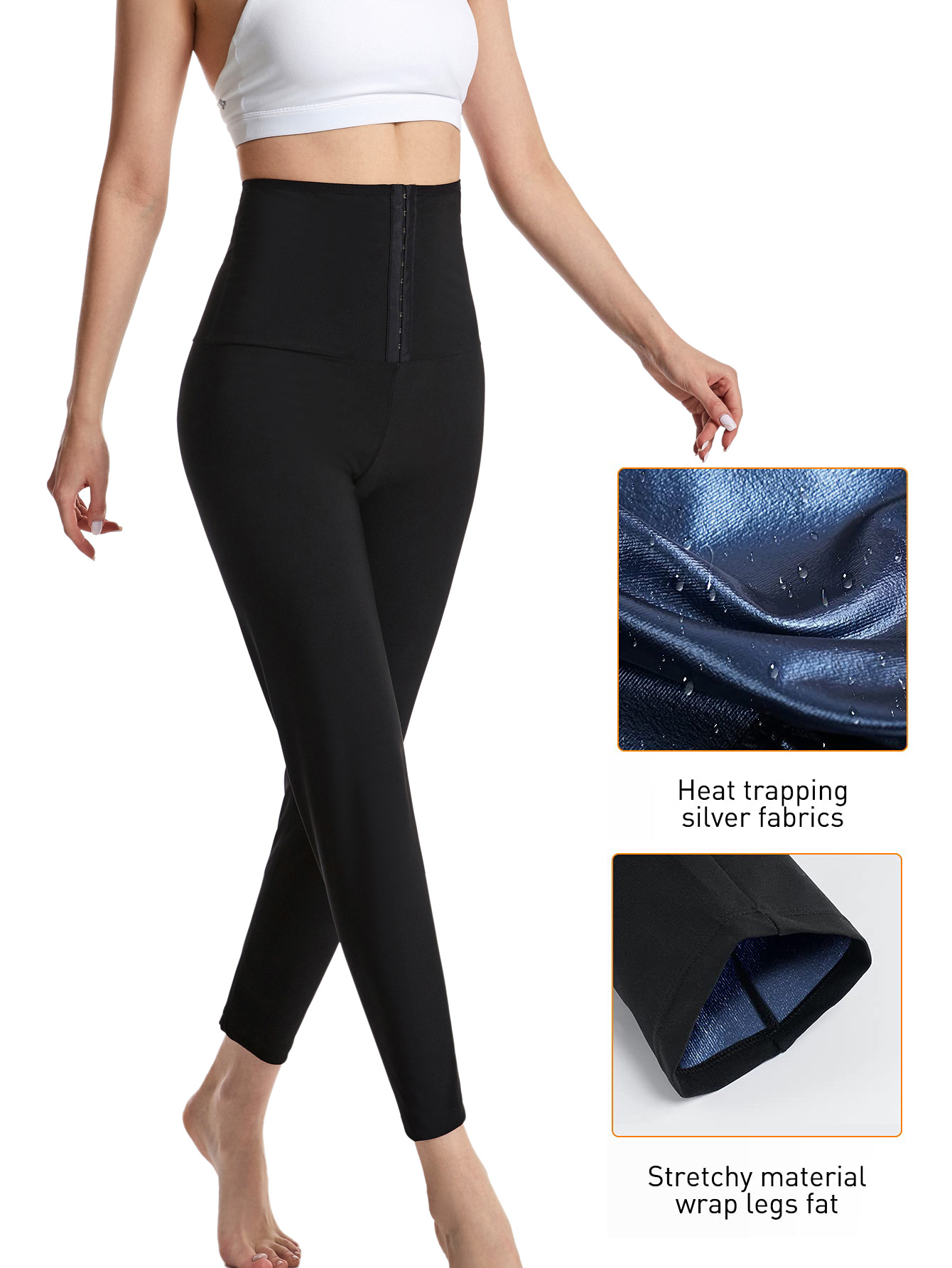 Women Sauna Sweat Pants High W - Women'S Fashion Leggings review and price