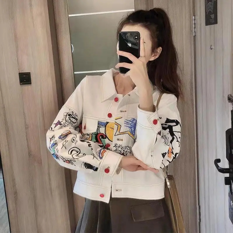 Korean Female Fashion Leisure  - Women'S Fashion Denim Jacket review and price
