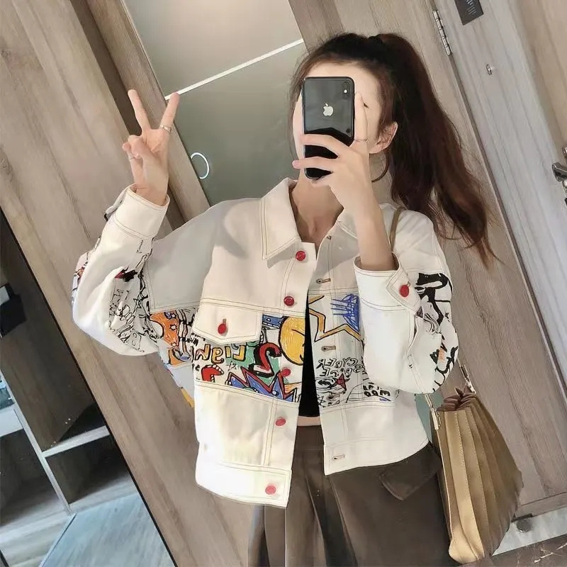 Korean Female Fashion Leisure  - Women'S Fashion Denim Jacket review and price
