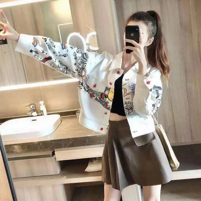 Korean Female Fashion Leisure  - Women'S Fashion Denim Jacket review and price