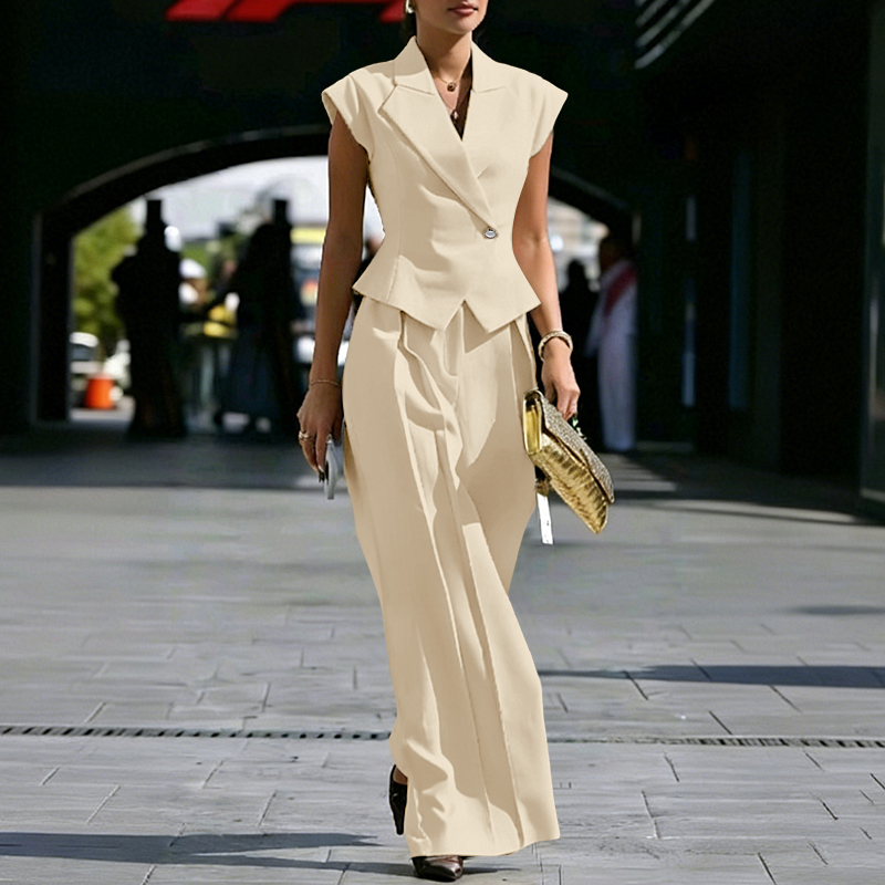 ZANZEA Summer Pleated Outfits  - Wide Leg Palazzo Pants review and price
