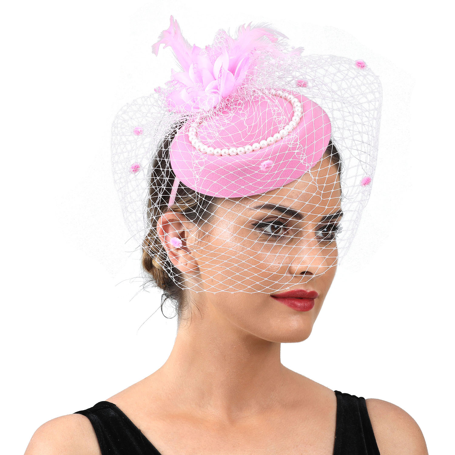 Women Feather Fascinator Hat w - Women'S Fashion Kentucky Derby review and price
